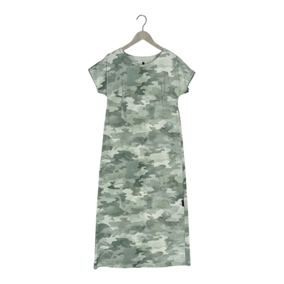 Ommellinen luotto dress, green camo | woman XS