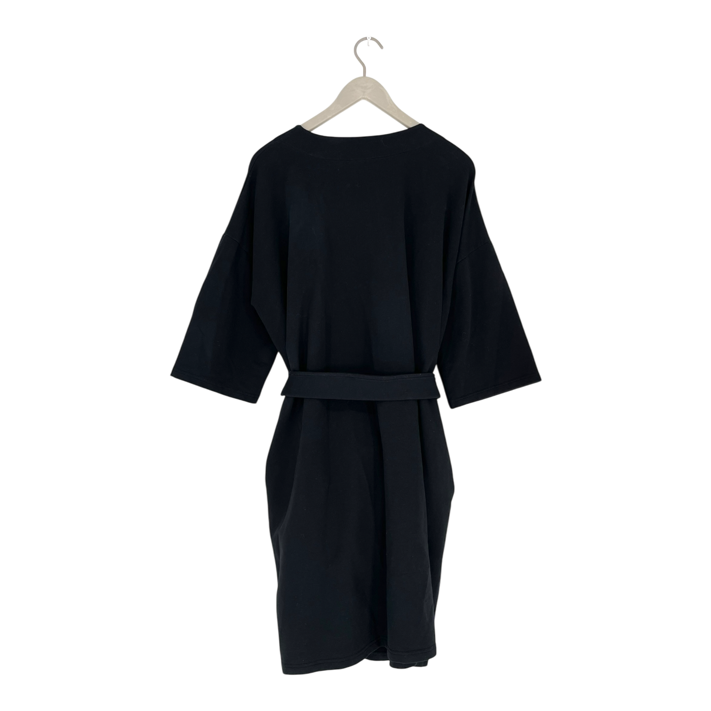 Riva Clothing jersey wrap dress, black | woman S/M