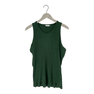 Riva Clothing rib top, dark green | woman XXXL