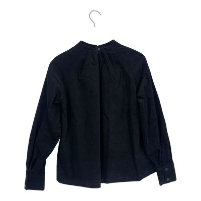 Papu pleated shirt, black corduroy | woman S
