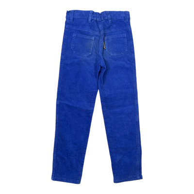 Metsola corduroy pants, blue | 122cm