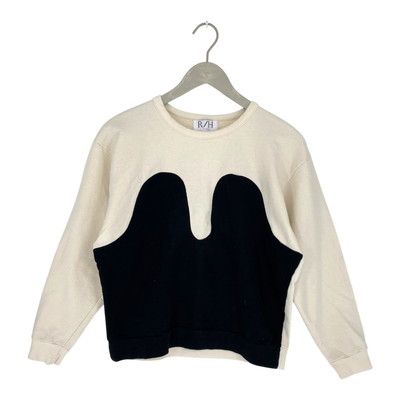 R/H mickey sweatshirt, black/white | woman M