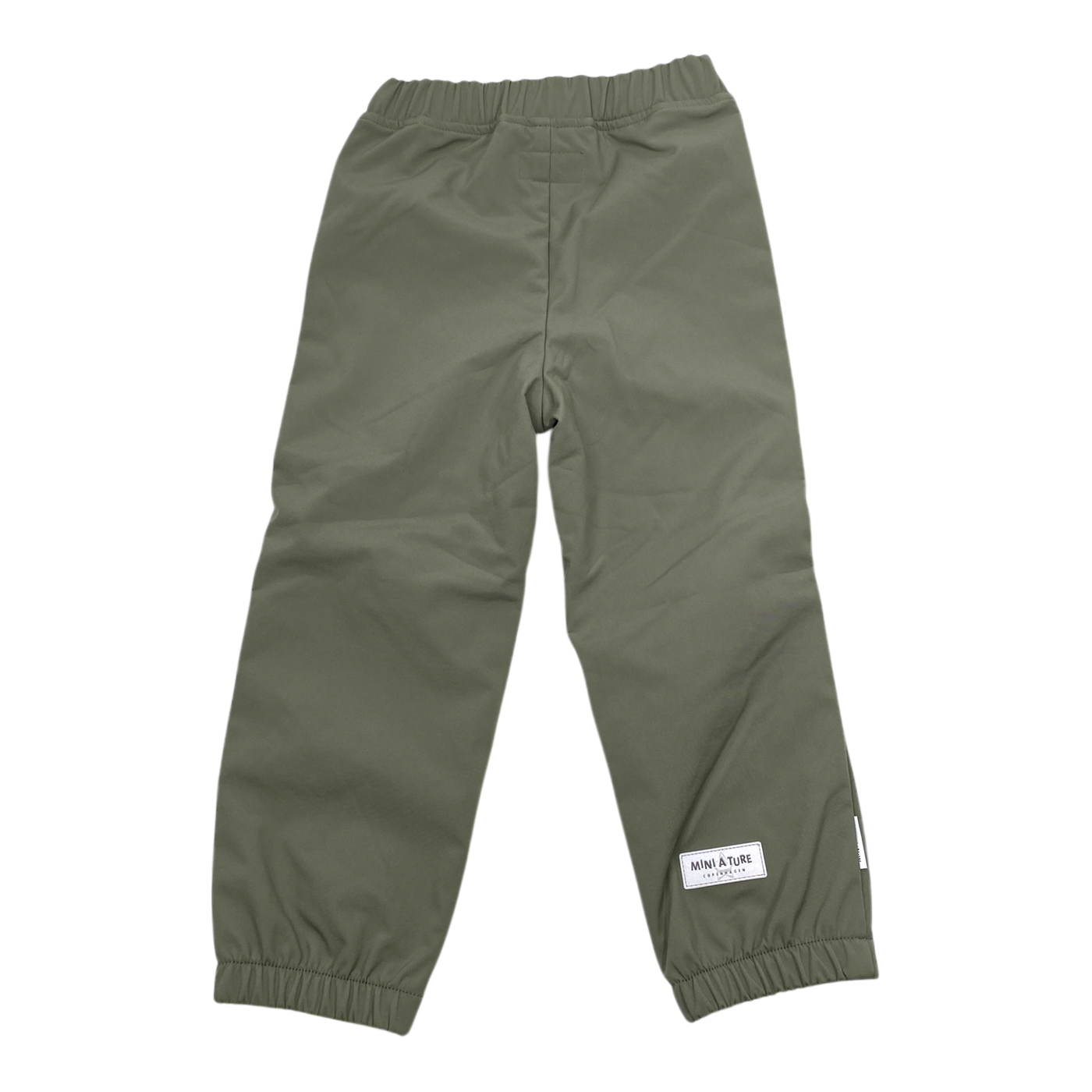 Mini A Ture mataian midseason softshell pants, tea green | 104cm