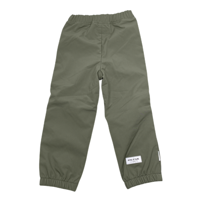 Mini A Ture mataian midseason softshell pants, tea green | 104cm