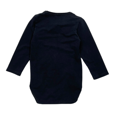Mini Rodini basic body, black | 80/86cm