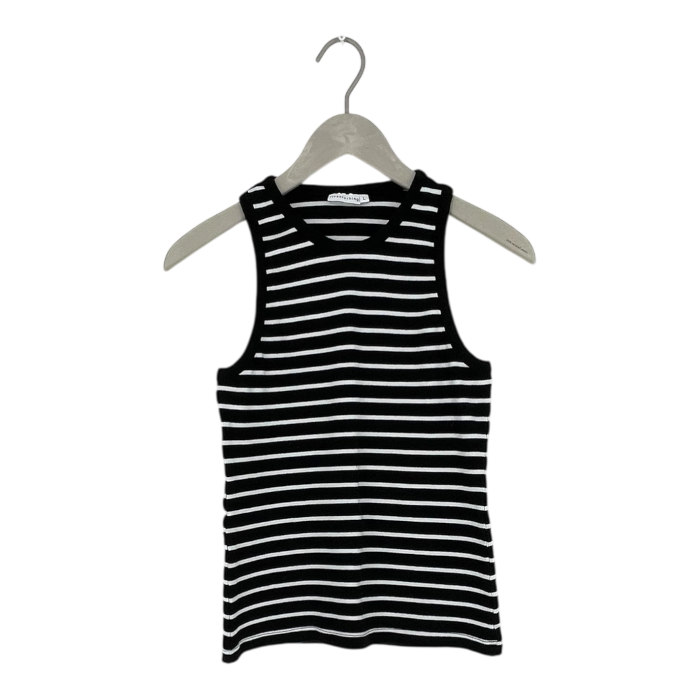 Riva Clothing rib tank top, stripes | woman L