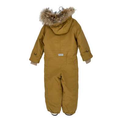 Mini A Ture matwanni fleece lined snowsuit fur, amber | 116cm