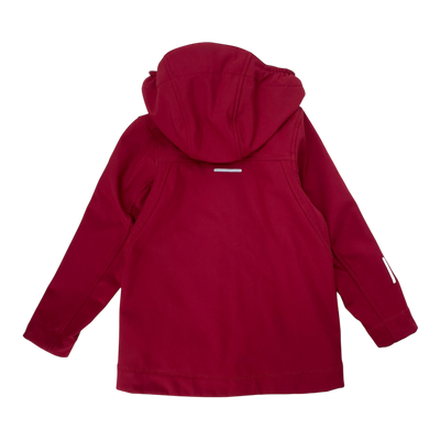 Reima espoo softshell jacket, burgundy | 116cm