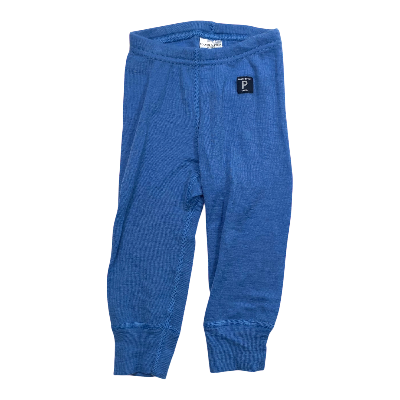 Polarn O. Pyret merino leggings, blue | 68cm