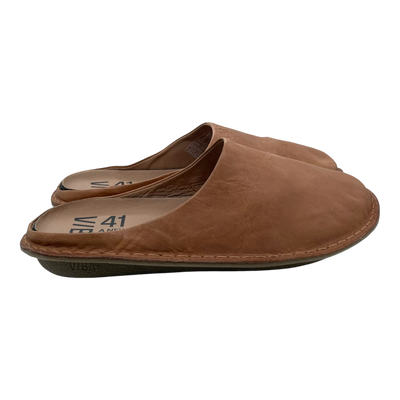 VIBAe Roma leather slippers, fawn tan | 41