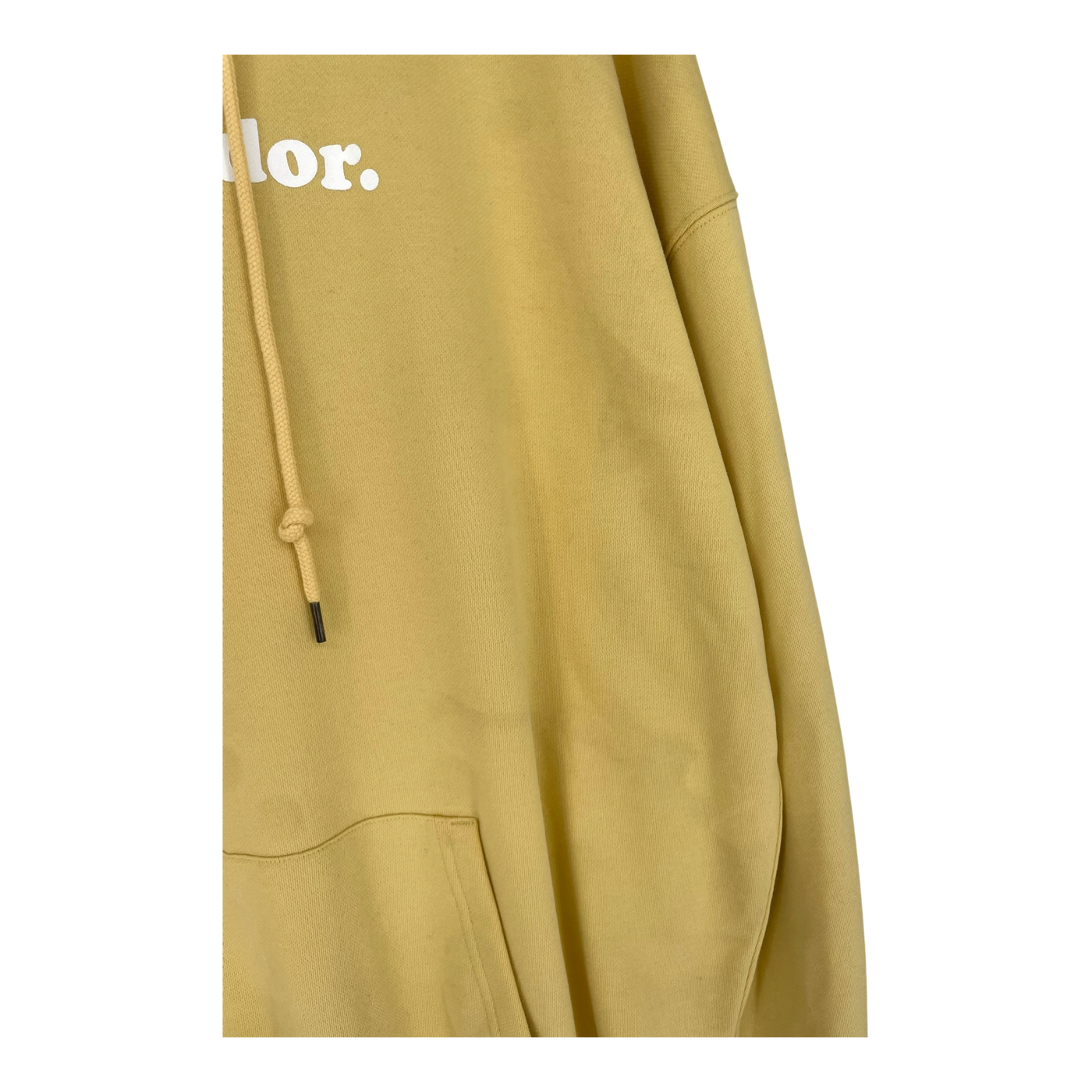 Embassy of Bricks and Logs hoodie, yellow | unisex L