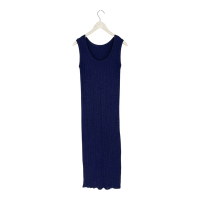 Alpa hay knit dress, dark blue | woman M