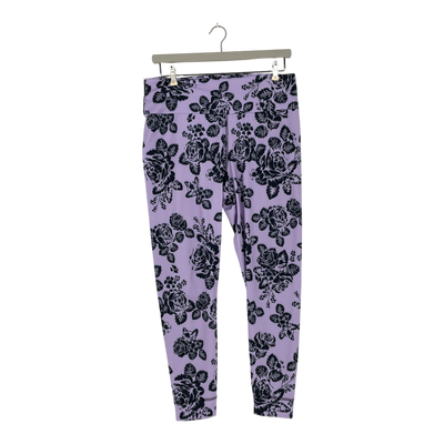 Ommellinen sport leggings, flowers | woman 2XL