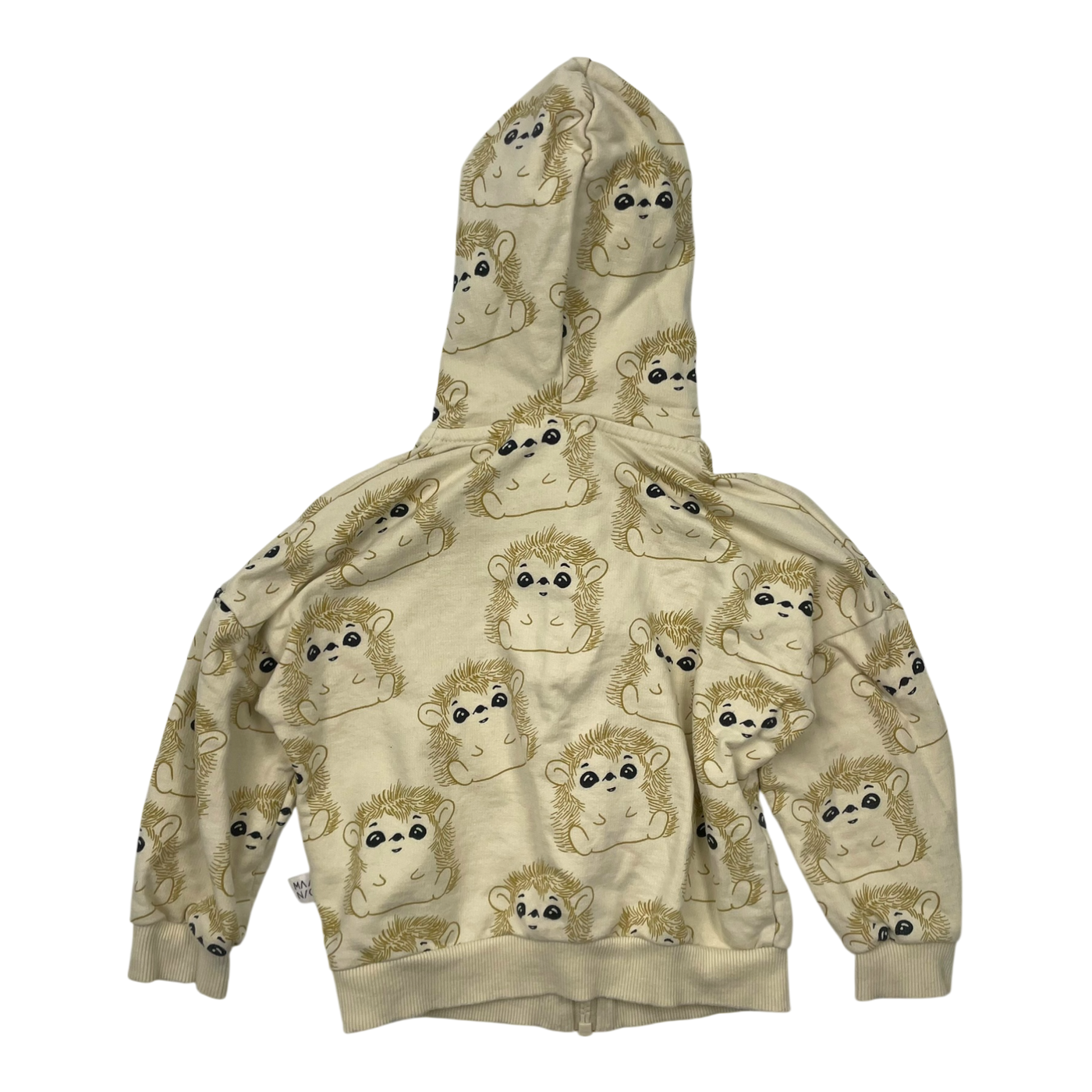 Mainio zipper hoodie, hedgehog | 86/92cm