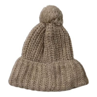 Kaiko chunky beanie, sand | woman L