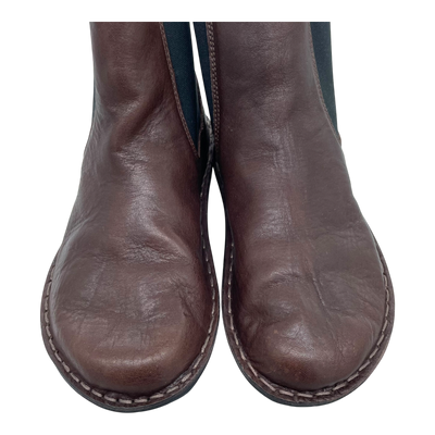 VIBAe Helsinki leather boots, cocoa brown | 37