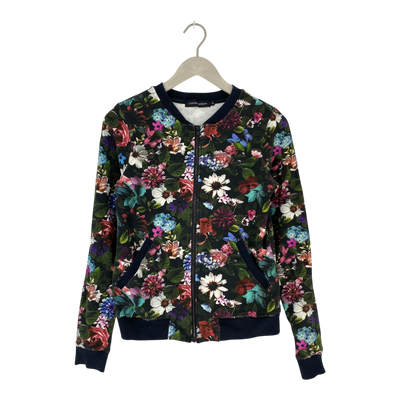 Uhana sweat jacket, flowers | woman S