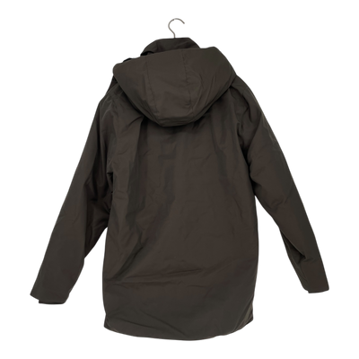 Embassy of Bricks and Logs fairview parka jacket, black olive | unisex L