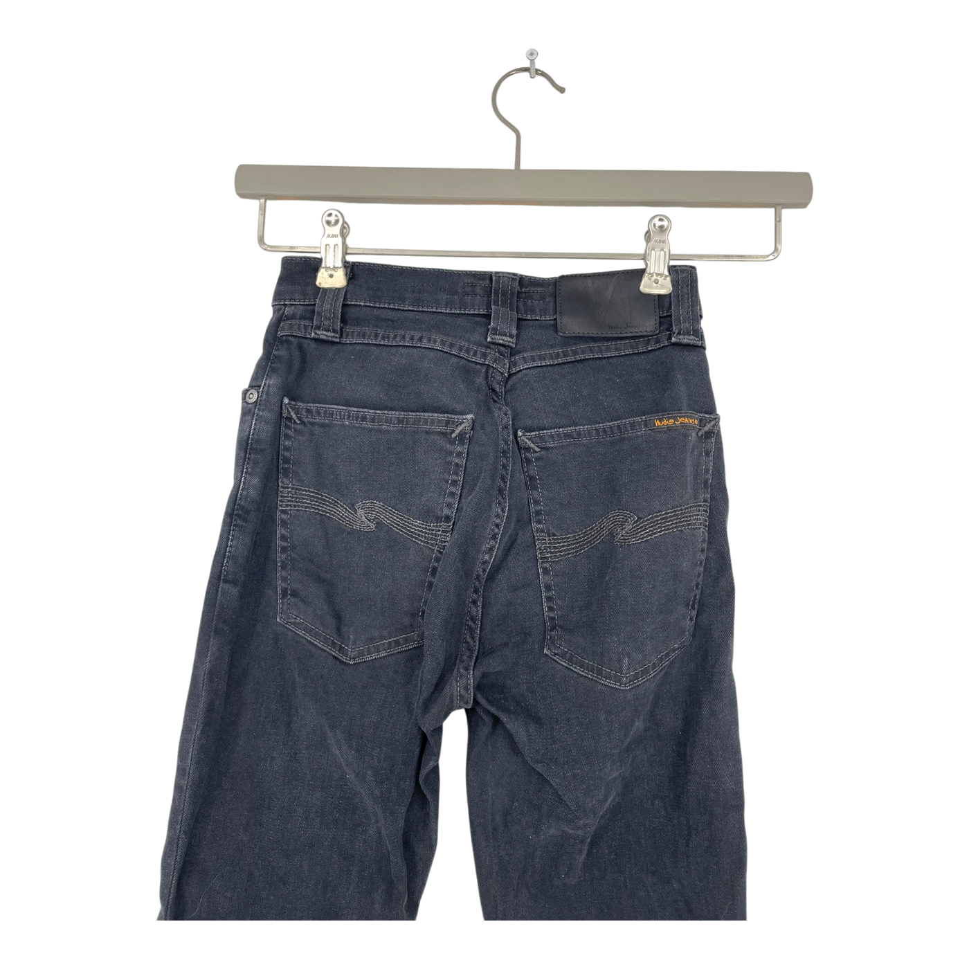 Nudie Jeans super skinny high rise jeans, dark grey | woman W24