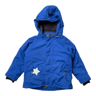 Mini A Ture fleece lined winter jacket, blue | 104cm