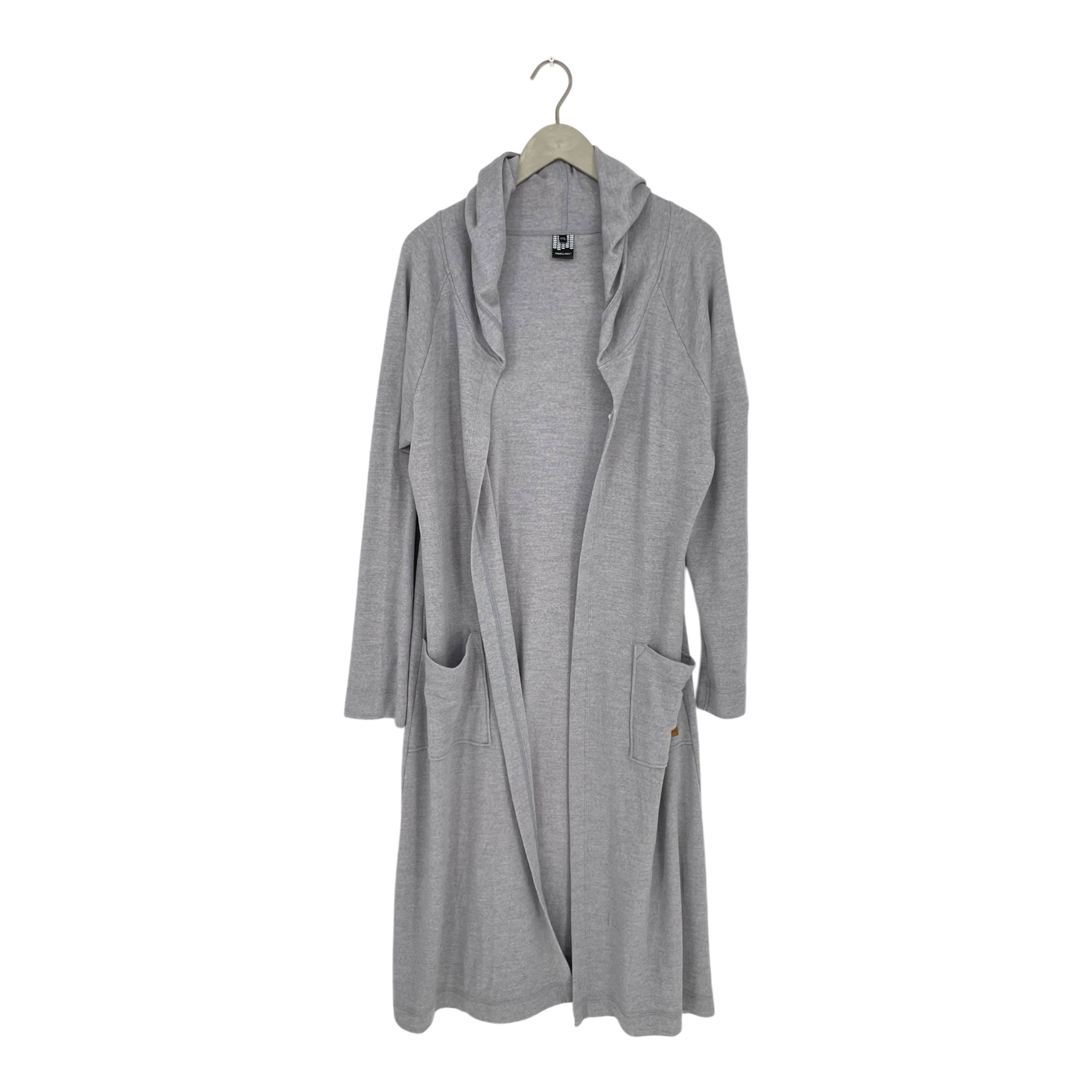 Ommellinen merino hoodie jacket, grey | woman XXL