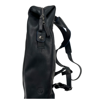 Harold's Bags leather scraper backpack, black