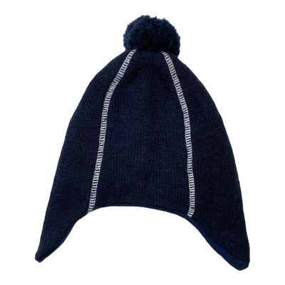 Reima wool beanie and balaclava, navy blue | 50cm