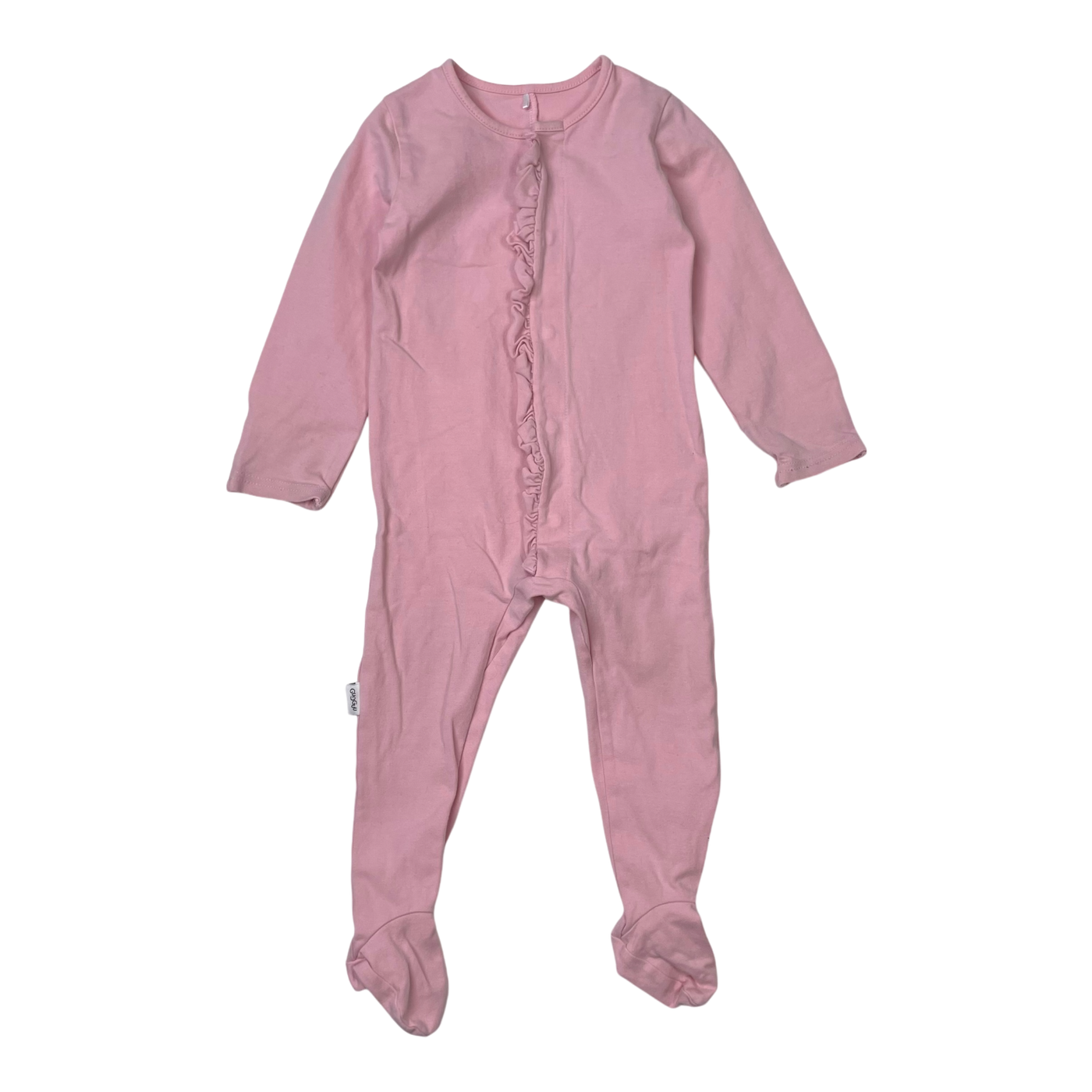 Gugguu frill jumpsuit, pink | 80cm