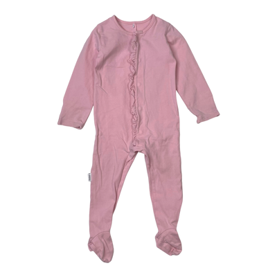 Gugguu frill jumpsuit, pink | 80cm