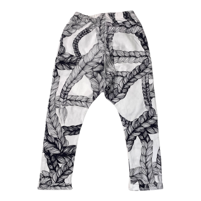 Vimma letti baggy pants, black & white | 110cm