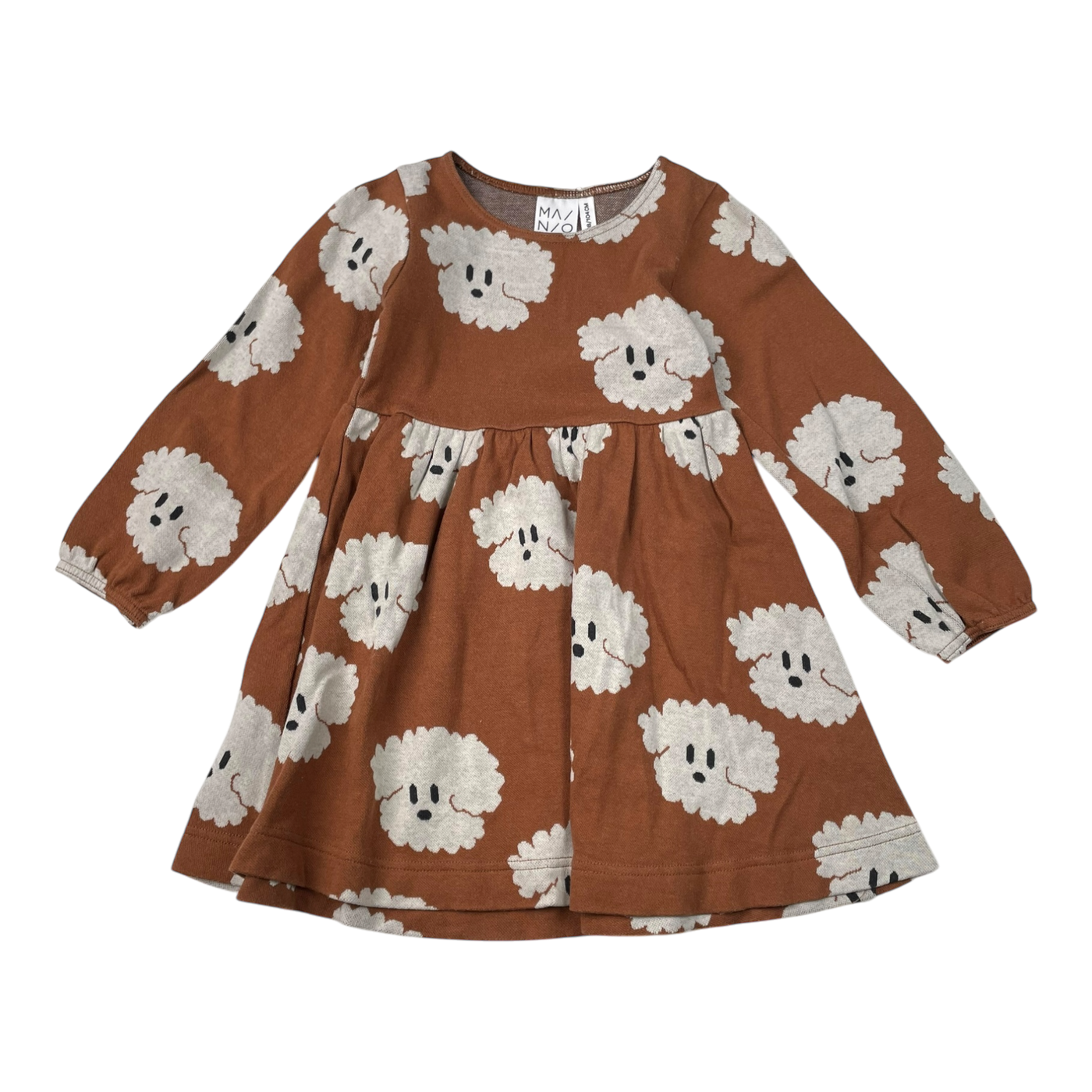 Mainio jacquard dress, dog | 98/104cm