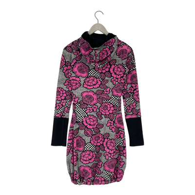 Ommellinen hoodie tunic, flowers | woman S