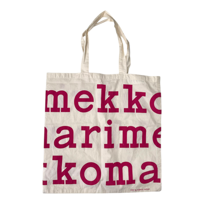 Marimekko logo bag, pink | onesize