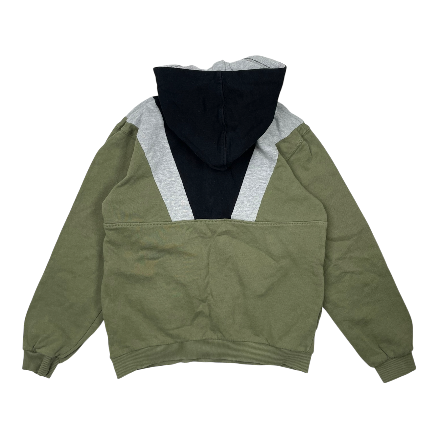 Polarn O. Pyret half zip hoodie, green | 134/140cm