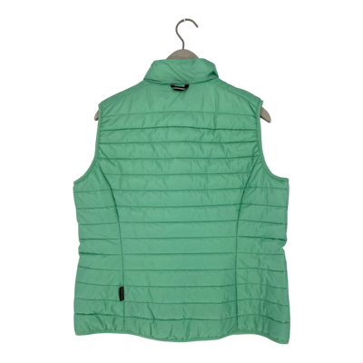 Jack Wolfskin padded vest, tea green | woman XL