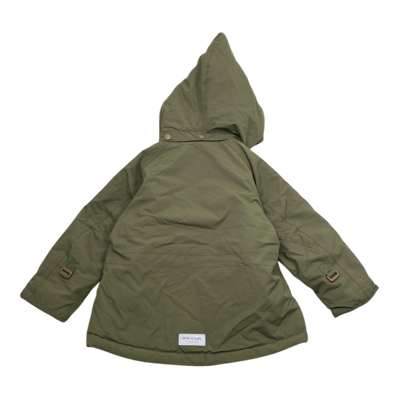 Mini A Ture matwang fleece lined winter anorak, forest green | 98cm