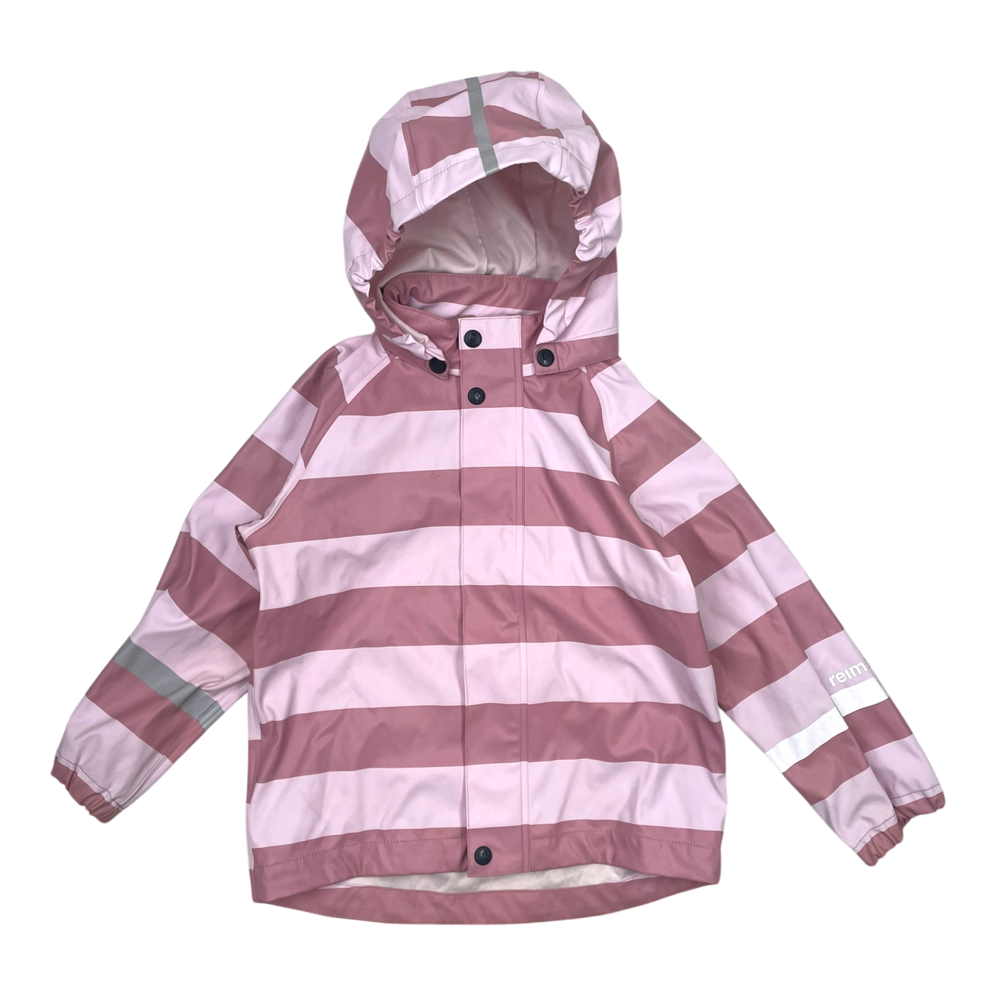 Reima vesi rain jacket, pink stripes | 104cm