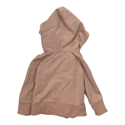Gugguu zipper hoodie, pink | 80cm