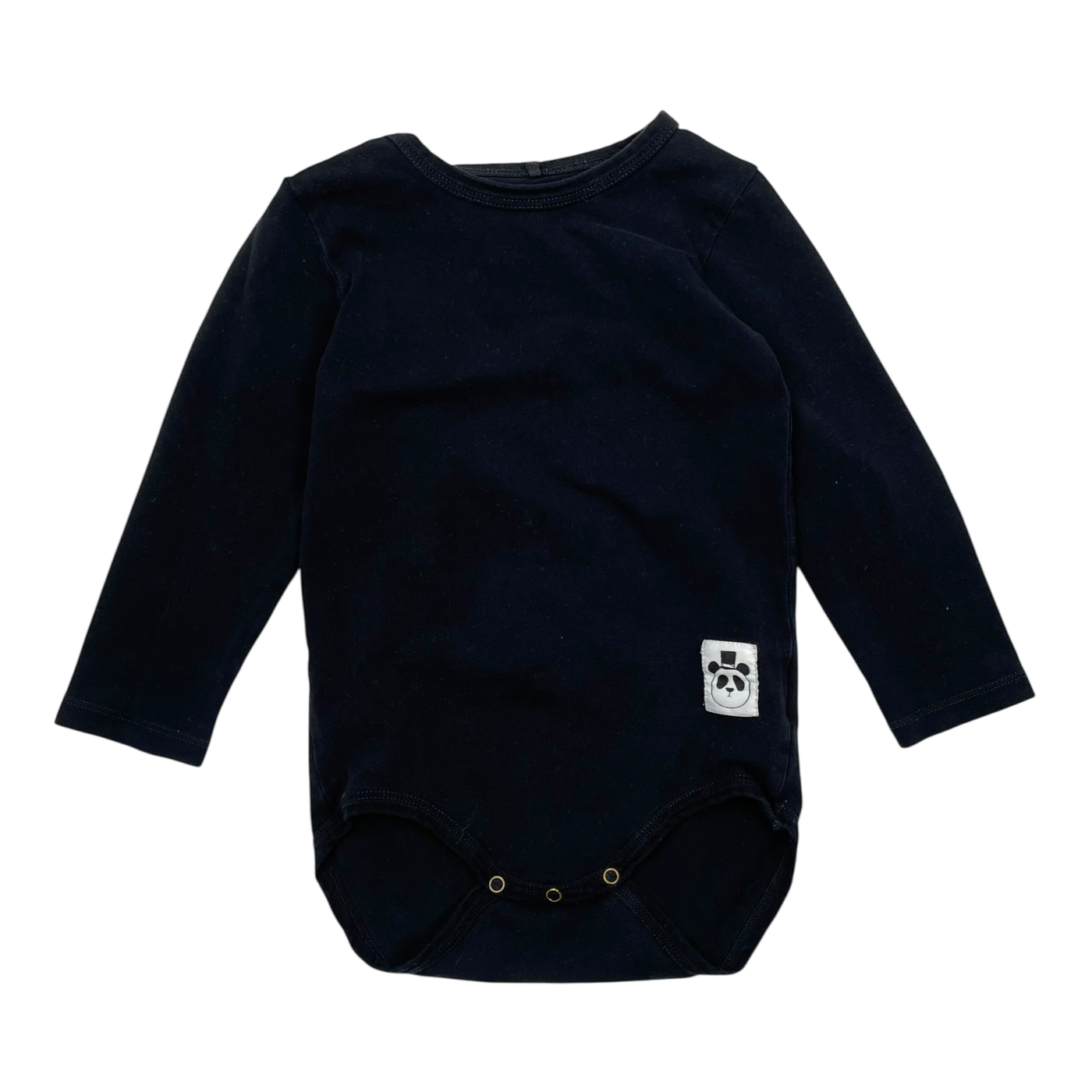 Mini Rodini basic body, black | 80/86cm
