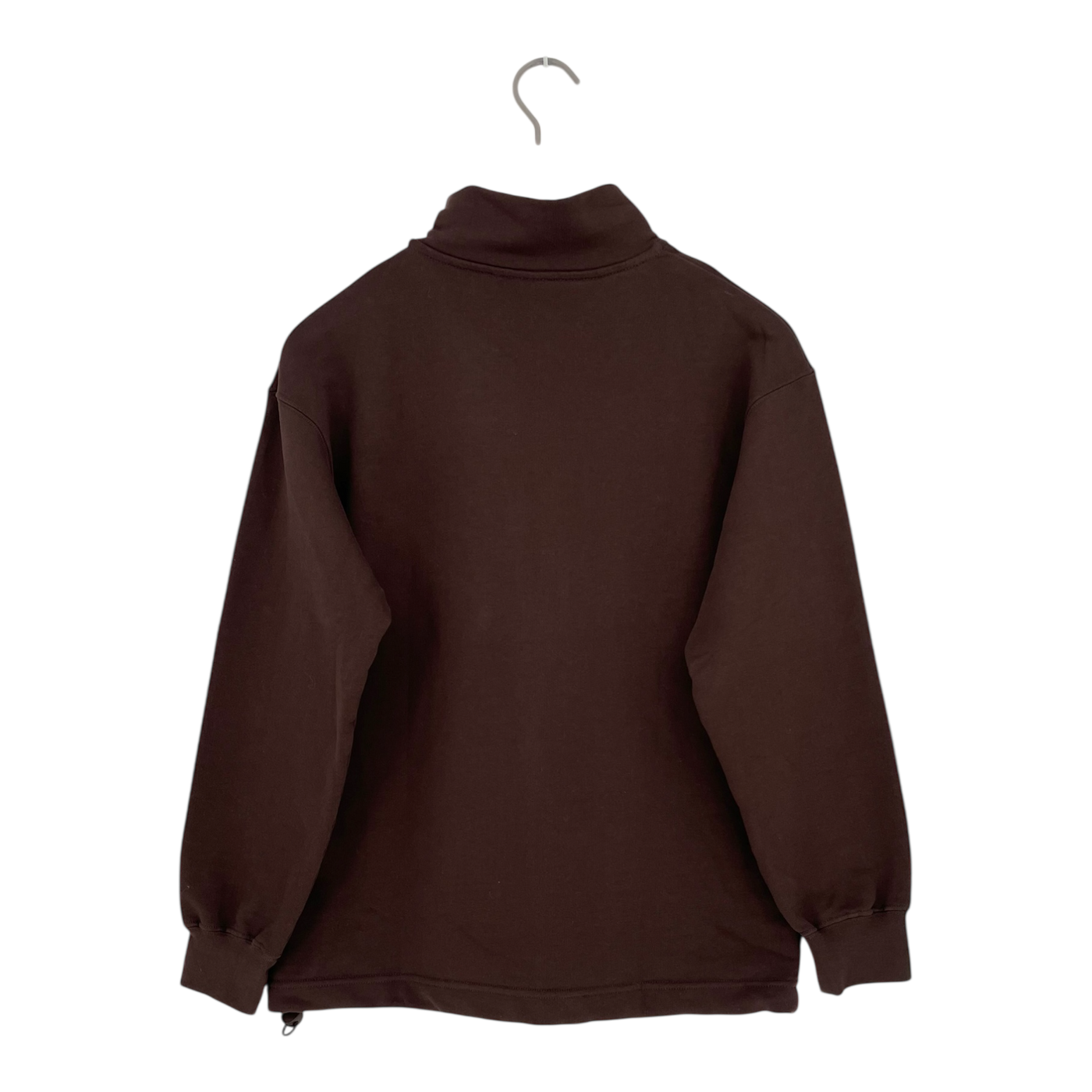 Toive half-zip college shirt, brown | unisex XS