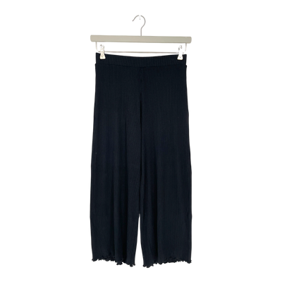 Toive wide rib culottes, black | woman S