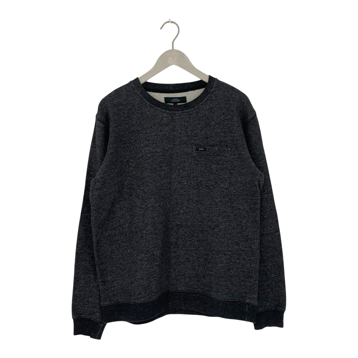 Makia sweatshirt, charcoal denim | unisex L