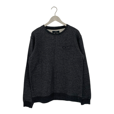 Makia sweatshirt, charcoal denim | unisex L