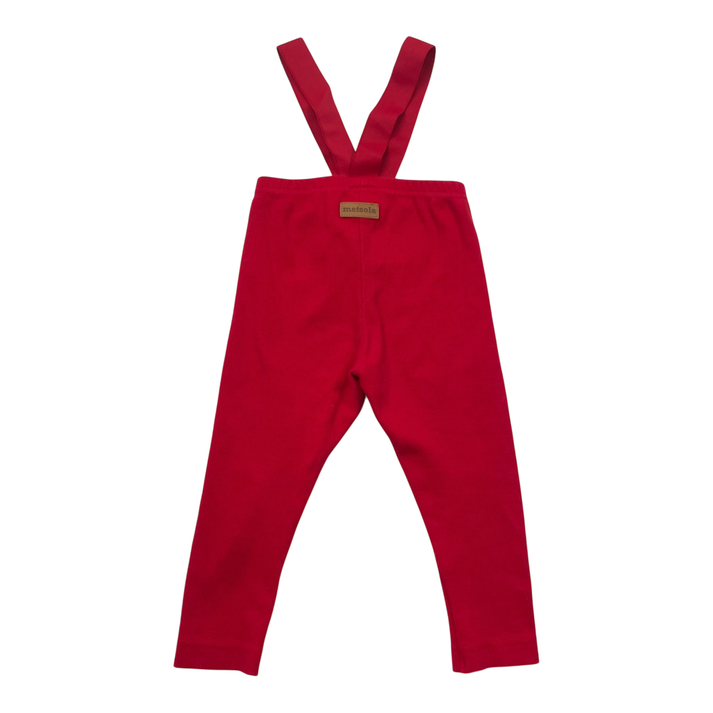 Metsola rib brace leggings, red | 86/92cm