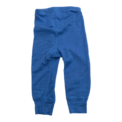 Polarn O. Pyret merino leggings, blue | 68cm
