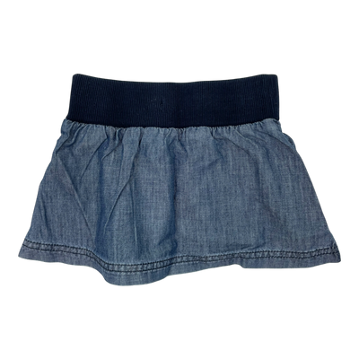 Polarn O. Pyret denim skirt, denim blue | 74cm