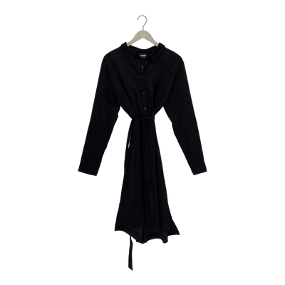 Papu corduroy shirt dress, black | woman XL