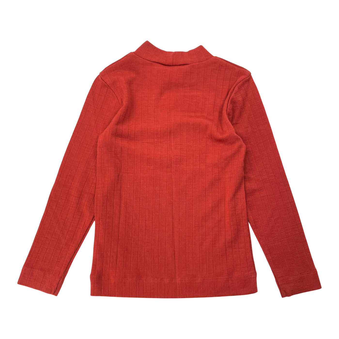 Mainio merino wool shirt, fire brick | 98/104cm