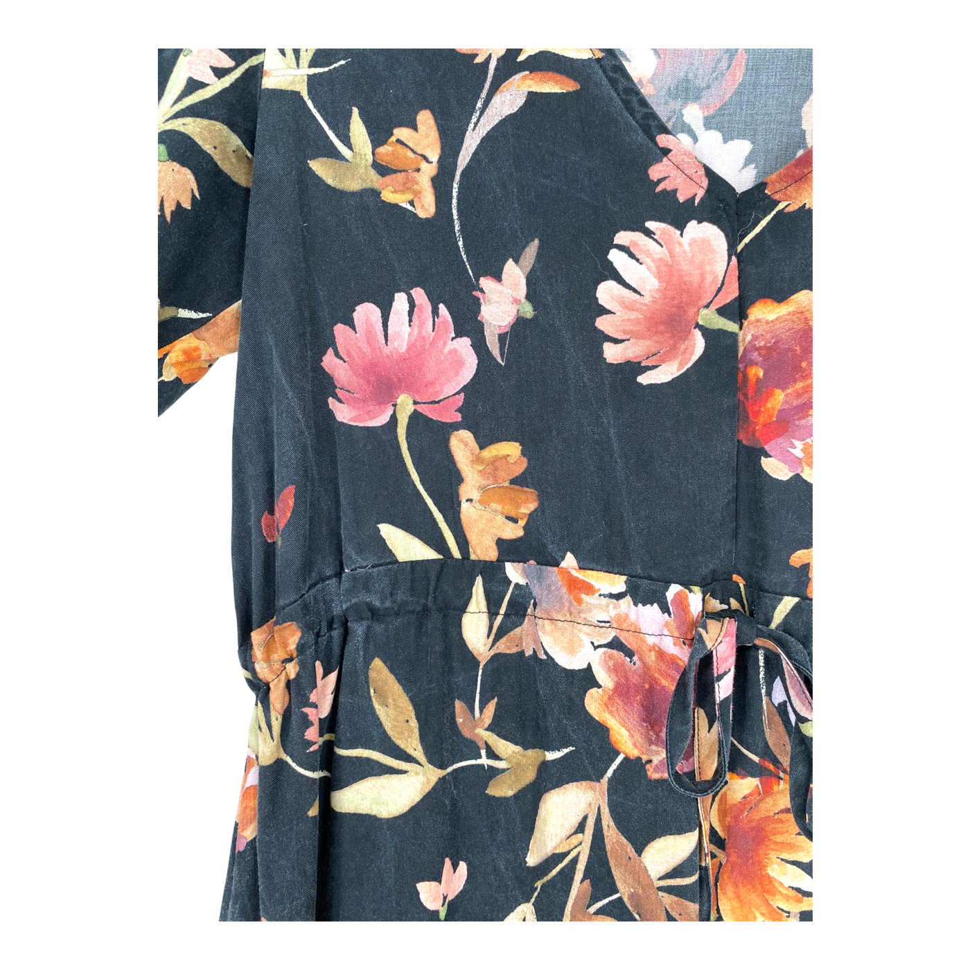 Kaiko flowy dress, night bloom | woman XS