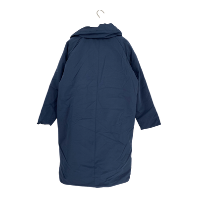 Embassy of Bricks and Logs kingsgate puffer coat, navy blue | woman S